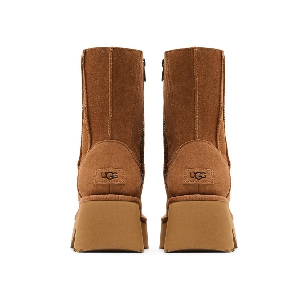 UGG Womens Classic Twin Seam Heights Chestnut Platform Boots 1158313 Size 12 New - Picture 2 of 16